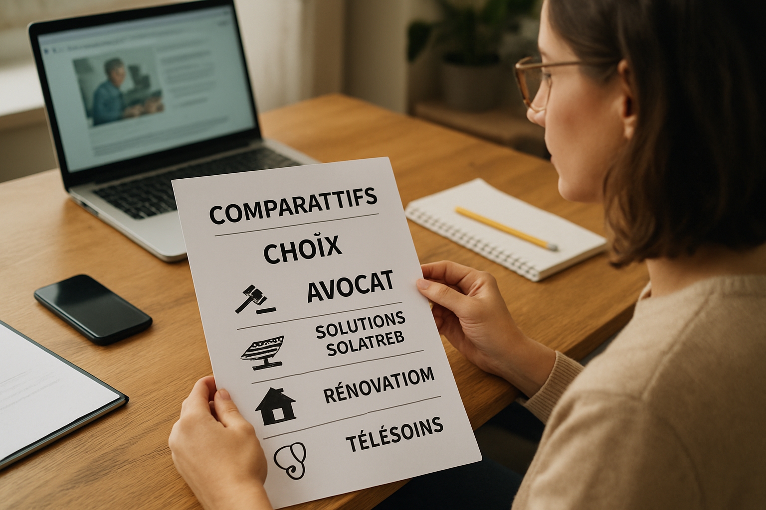 Choisir des prestataires fiables pour vos projets solaires, travaux, télésoins et conseils juridiques